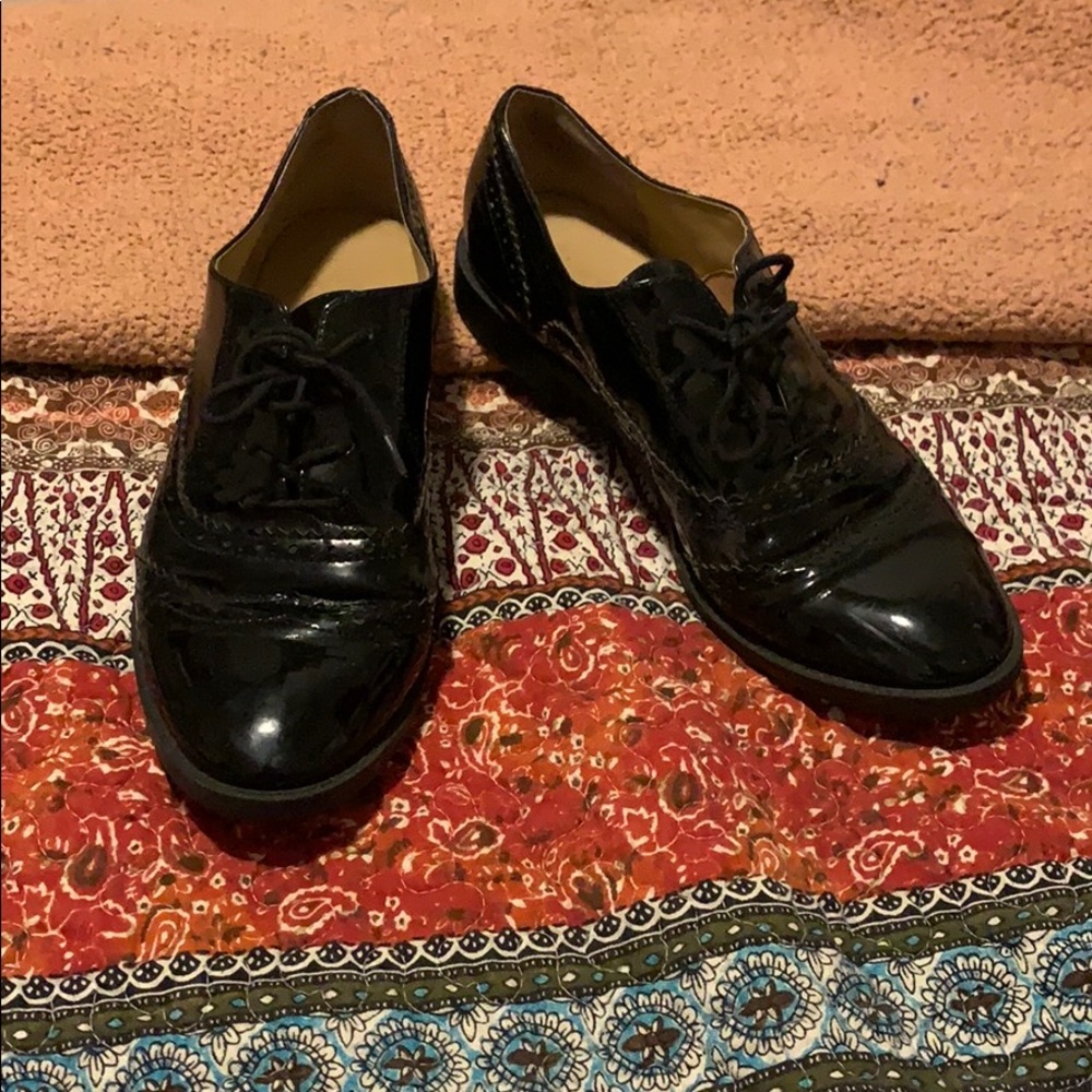 Franco Sarto Black Oxfords